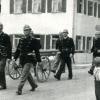 In Reih und Glied: die Freiwillige Feuerwehr Tronetshofen bei einer Einsatzübung im Jahr 1947.