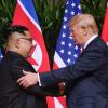 Historisches Treffen: US-Präsident Donald Trump und der Machthaber von Nordkorea, Kim Jong Un, geben sich die Hand. Wird das Treffen bald wiederholt?