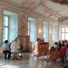 Die Matinee fand im Refektorium des Klosters Roggenburg, unter den Fresken Franz Martin Kuens, statt.  	