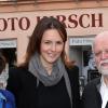 Ausnahmsweise auf der anderen Seite der Kamera (von links): Elfi, Irina und Wolfgang Wagner. Irina Wagner tritt nun als Chefin in die Fußstapfen ihrer Eltern. 