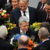 «Ich werde mit all meinen Kräften und meinem Herzen "Ja" sagen zu der Verantwortung, die Sie mir heute gegeben haben.» sagte der neue Bundespräsident Joachim Gauck. Foto: Hannibal dpa