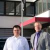 Seit genau 20 Jahren ein eingespieltes Team: Joachim Böttcher und Stefan Schneider von der Friedberger Firma NCS. 