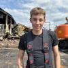 Für Moritz Degle (18) war es bei der Freiwilligen Feuerwehr Inningen der erste große Einsatz.