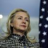 Hillary Clinton blickt auf eine lange politische Karriere zurück. Foto: Jim Lo Scalzo / Archiv dpa