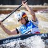 Die Augsburgerin Elena Apel fuhr mit Bronze im Kajak Einer zu ihrer ersten Weltcup-Medaille.  	