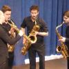Virtuos in Technik und Interpretation: Die vier Musiker des Saxofonquartetts verlangten sich selbst und ihren Zuhörern einiges ab. 	 	