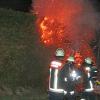 Feueralarm: In Illertissen brennt eine Hecke