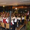 Nach der langen Corona-Pause trat die Musikkapelle Babenhausen mit ihrem neuen Dirigenten Andreas Keck auf.
