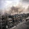 Rauchwolken über dem zerstörten Aleppo. Putin unterstützt Machthaber Assad offenbar mittlerweile mit Bodentruppen.