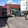 Nach einem Gasaustritt in Au (Ortsteil Illertissen) wurde die Ortsdurchfahrt gesperrt.
