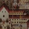 Das Bild stammt aus dem Stadtarchiv Dillingen und stellt das Kapuzinerkloster Dillingen in der Mitte des 19. Jahrhunderts dar. 1692 hatten sich die Kapuziner in Dillingen niedergelassen. Sie blieben 299 Jahre im Schwäbischen Rom. 