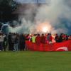 Nach dem Elfmeterschießen feierten die Türkiyemspor-Fans in Kammlach den Aufstieg in die Kreisklasse. 