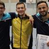 Philipp Morgott, Martin Aust und Patrick Flemming vom TSV Diedorf belegten bei den schwäbischen Badminton-Einzelmeisterschaften die ersten drei Plätze in der A-Klasse. 