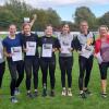 Die Leichtathletik-Frauen des TSV Schwabmünchen gewannen erstmals seit über zehn Jahren wieder den Titel bei den schwäbischen Mannschaftsmeisterschaften (von links): Marina Labermeier, Janina Greif, Iris Blumenhofer, Sabrina Mayer, Emilie Simnacher, Julia Stuhler und Sabine Labermeier. 	