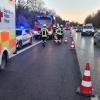 Nach einem Unfall auf der A96 bei Penzing bildete sich ein langer Stau.