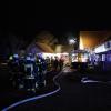 In Hörlis bei Kirchhaslach brannte eine Garage.