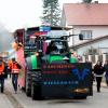 28 Wagen und Fußgruppen zogen beim Faschingsumzug durch Pöttmes.