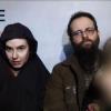 Caitlan Coleman und Joshua Boyle bei einem Videoauftritt.  	