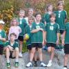 Die Landsberger Handball-E-Jugend beim „Fotoshooting“ zum Halloween-Turnier. 
