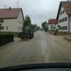 In Langennuefnach mussten die Straßen von Sand und Schlamm befreit werden.