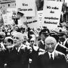 Im Herbst 1962 wurden Bundeskanzler Konrad Adenauer (r.) und Frankreichs Staatspräsident Charles de Gaulle in Bonn bejubelt. Wenige Monate später unterzeichneten sie den Élysée-Vertrag.