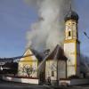 Die Kirche von Steinsdorf (Gemeinde Altmannstein, Landkreis Eichstätt) wurde durch einen Großbrand am Freitagmorgen erheblich zerstört.