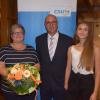 Stephan Herreiner mit Ehefrau Rosi und Tochter Hannah bei der Nominierungsversammlung der CSU. 