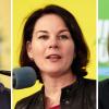 Sie sind die Favoriten für die neue Parteispitze der Grünen: der Kieler Minister Robert Habeck, die Abgeordnete Annalena Baerbock und die bisherige Co-Chefin Simone Peter.