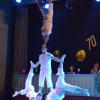 Besonders bejubelt werden die ukrainischen Akrobaten von Crazy Flights.