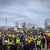 Schon früh machten sich Landwirte aus dem Landkreis auf den Weg nach Nördlingen zum Protest. Der Verkehr staute sich auf der B25 und in der Innenstadt. Über 1000 Traktoren waren auf der Kaiserwiese.