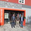 Brechenmacher macht’s möglich, im Bild von links: Raimund Brechenmacher, Dominik Martin und Mathias Brechenmacher (es fehlen vom Verkaufsberaterteam: Heike Hippe und Luca Rauh).