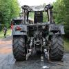 Im Wald bei Breitenbrunn hat am Freitag ein Traktor Feuer gefangen. Wegen der Gefahr eines Waldbrands wurden gleich zahlreiche Feuerwehren alarmiert.