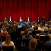 Die Direktkandidaten für den Bayerischen Landtag bei der Podiumsdiskussion.