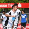 Der Ulmer Pascal Sohm hat in Trier gerade den Ausgleich zum 1:1 erzielt. So hieß es auch am Ende der 90 Regionalliga-Minuten. 
