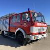 Dieses Feuerwehrauto wurde bislang von der Freiwilligen Feuerwehr Baldingen genutzt. Die hat nun ein neues Löschfahrzeug, die Stadt Nördlingen will das alte an die Ukraine spenden.