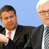 SPD-Vorsitzender Sigmar Gabriel und der SPD-Fraktionsvorsitzender Frank Walter Steinmeier: Ihre Partei würde nach den neuesten Umfragen bei den Bundestagswahlen auf 27 Prozent kommen. 