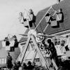 1950 baute Konrad Hafner im Jettinger Fasching ein Riesenrad, das sich tatsächlich drehen ließ.