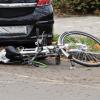 Bei einem Unfall in Hochzoll kam eine 35 Jahre alte Radfahrerin ums Leben. Bei dem Auto auf dem Bild handelt es sich jedoch nicht um das Unfallauto!