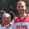Durch und durch FC-Fans: Peter Leimser (links) und sein Sohn Sebastian.