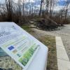 Der digitale Naturspielplatz an der "Grünen Lunge" in Vöhringen verbindet digitale Elemente mit klassischen Spielgeräten.