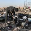 Mit Trümmern übersät: der Unglücksort nahe des Imam-Chomeini-Flughafens.