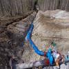 Die Stadtwerke Landsberg bauen für den geplanten Horizontalfilterbrunnen eine Verbindungsleitung zum bestehenden Wassernetz.