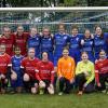 Werbung für den Mädchenfussball im Ries machten die Spielerinnen des FSV Reimlingen (blaue Trikots) und des TSV Oettingen (rote Trikots).