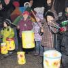 Der Laternenumzug der Kinder gehört zum Winterleuchten. 