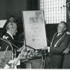 Der stolzeste Moment: Mit der Stadterhebung Königsbrunns ging für Bürgermeister Fritz Wohlfarth (rechts) ein großer Teil seiner Vision in Erfüllung.