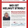 Mit diesem Plakat suchte die Polizei Ingolstadt den vermissten Lehrer aus Trugenhofen, Helmut Strigl, im Sommer 2023. 
