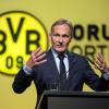 Schaut dem Bundesliga-Gipfel selbstbewusst entgegen: BVB-Boss Hans-Joachim Watzke.