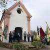 Volkstrauertag in St. Georgen an der Kreuzkapelle mit dem Vorsitzenden des Soldaten- und Veteranenvereins St. Georgen/Wengen, Andreas Bernhard.