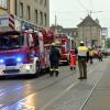 In der Pferseer Straße in Augsburg hat es am Freitagnachmittag in einer Wohnung gebrannt.