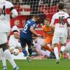 Grischa Prömel (M) brachte Hoffenheim in Stuttgart in Führung.